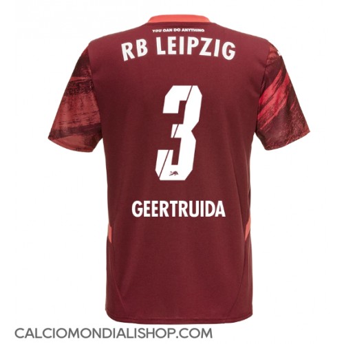 Maglie da calcio RB Leipzig Lutsharel Geertruida #3 Seconda Maglia 2024-25 Manica Corta